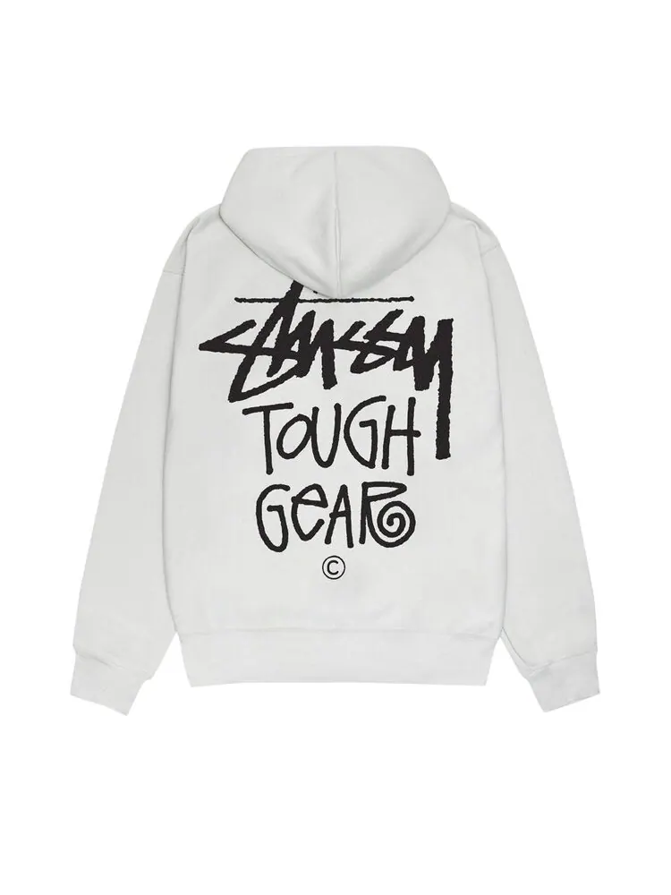 Худи Stussy Tough Gear Hoodie — изображение 2 из 2, серый