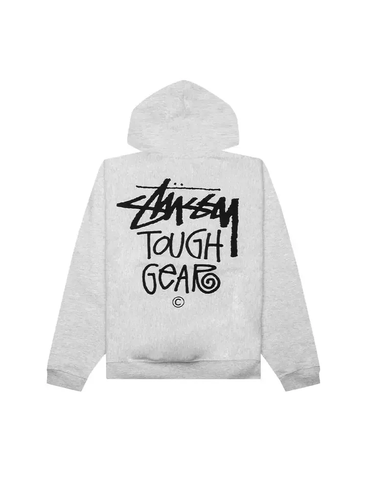 Худи Stussy Tough Gear — изображение 2 из 2, серый