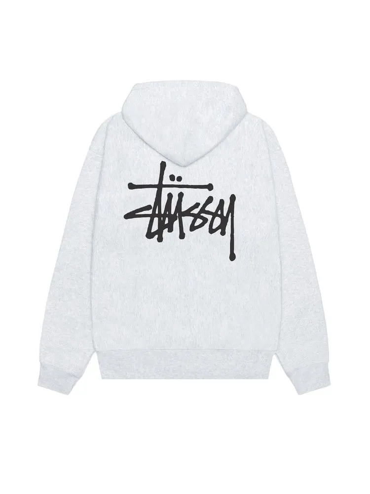 Худи Stussy Basic Hoodie — изображение 2 из 2, пепельный вереск