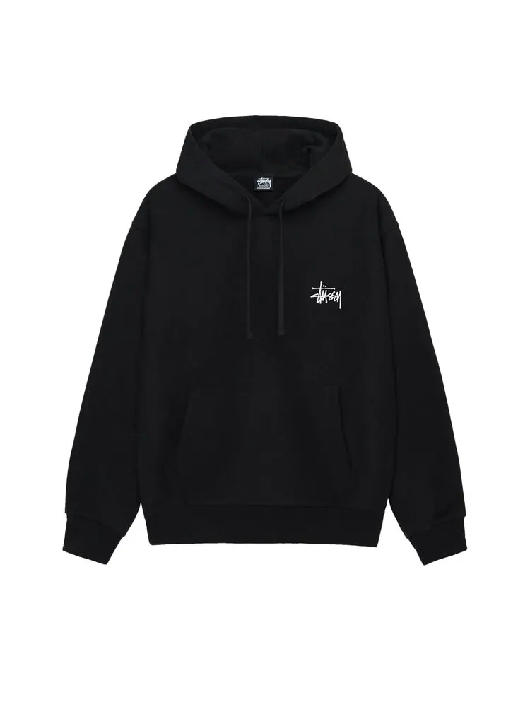 Худи Stussy Basic Hoodie — изображение 1 из 2, черный