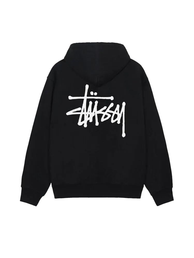Худи Stussy Basic Hoodie — изображение 2 из 2, черный