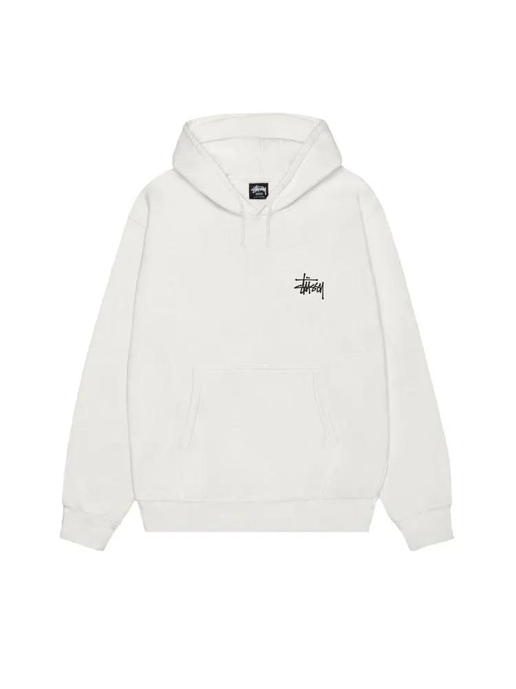 Худи Stussy Basic Hoodie Pigment Dyed — изображение 1 из 2, прозрачный