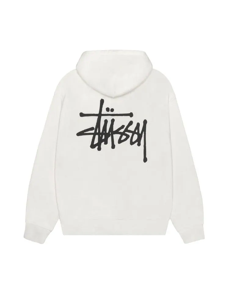 Худи Stussy Basic Hoodie Pigment Dyed — изображение 2 из 2, прозрачный