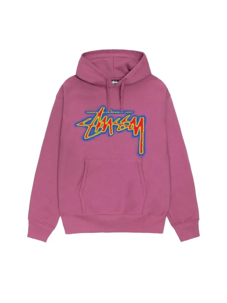 Худи Stussy Thermal Stock Hoodie — изображение 1 из 2, розовый