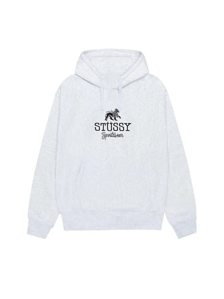 Худи Stussy Sportswear Hoodie Ash Heather — изображение 1 из 2, серый