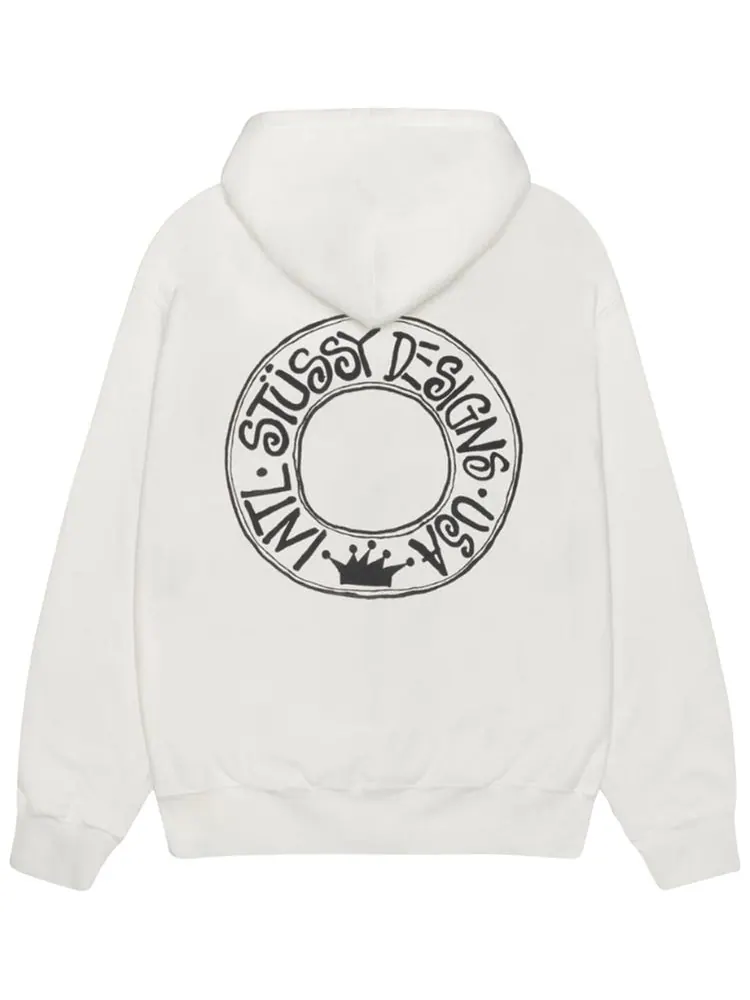 Худи Stussy Buana, окрашенное пигментами, цвет — изображение 2 из 2, бежевый