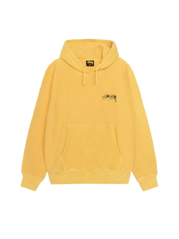 Худи Stussy Modern Age Hoodie Pigment Dyed — изображение 1 из 2, желтый