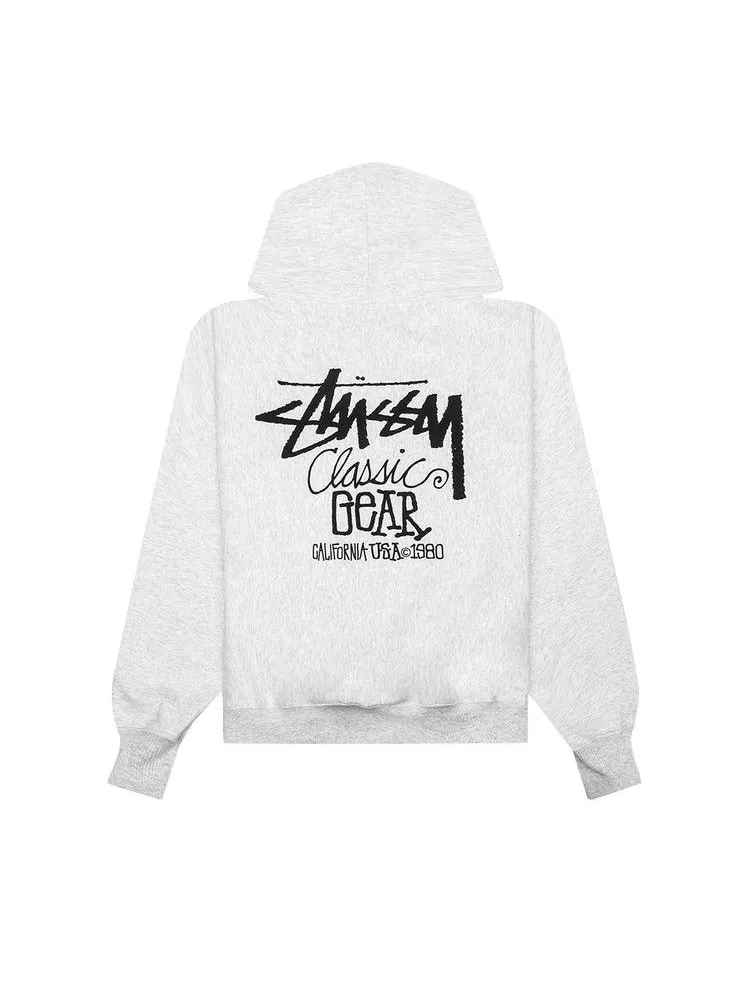 Худи Stussy Classic Gear Hoodie — изображение 2 из 2, пепельный вереск