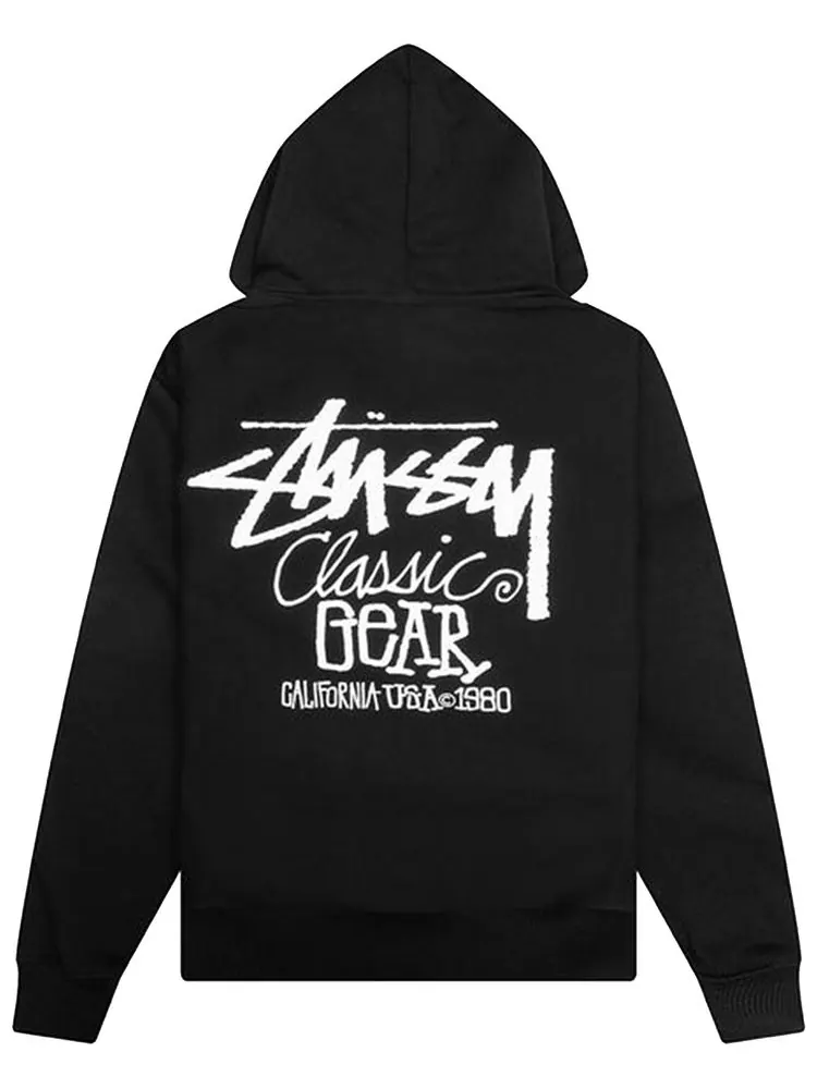 Худи Stussy Classic Gear — изображение 2 из 2, черный