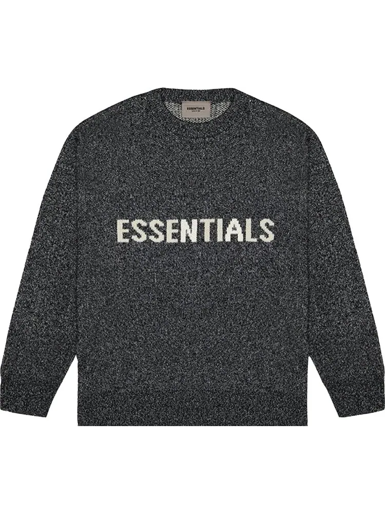 Свитер Fear of God Essentials Knit Sweater 'Black' — изображение 1 из 2, черный