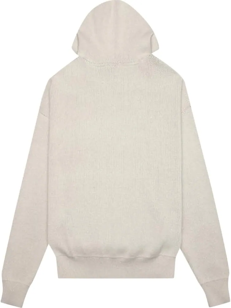 Худи Fear of God Essentials Knit Hoodie 'Oatmeal' — изображение 2 из 2, загар