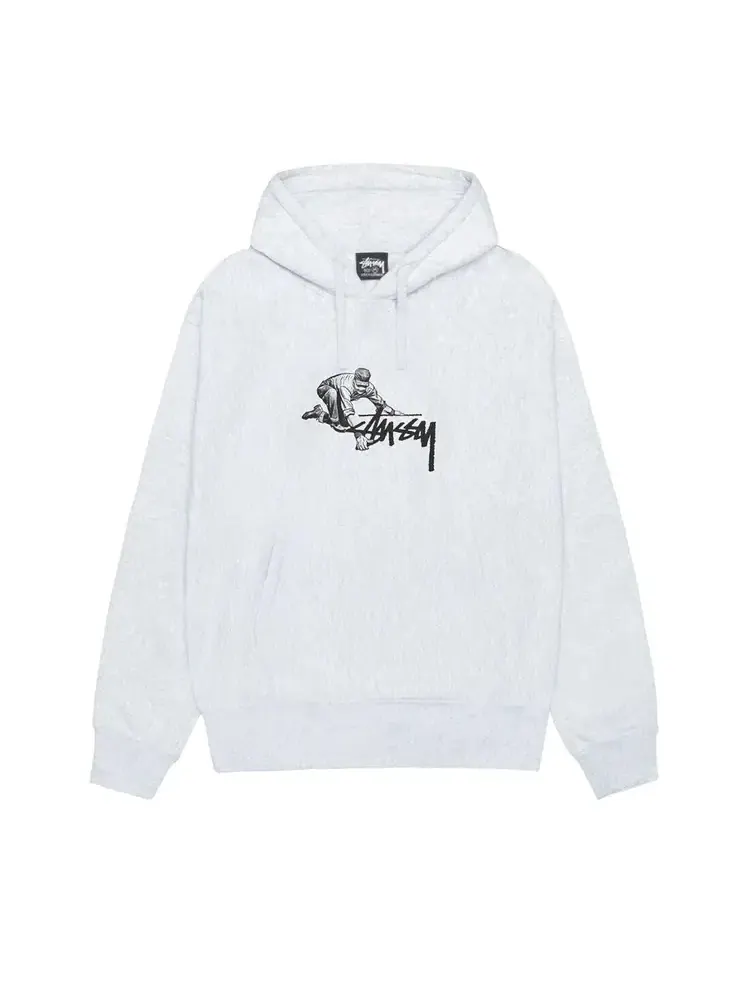 Худи Stussy Worker Hood — изображение 1 из 1, серый