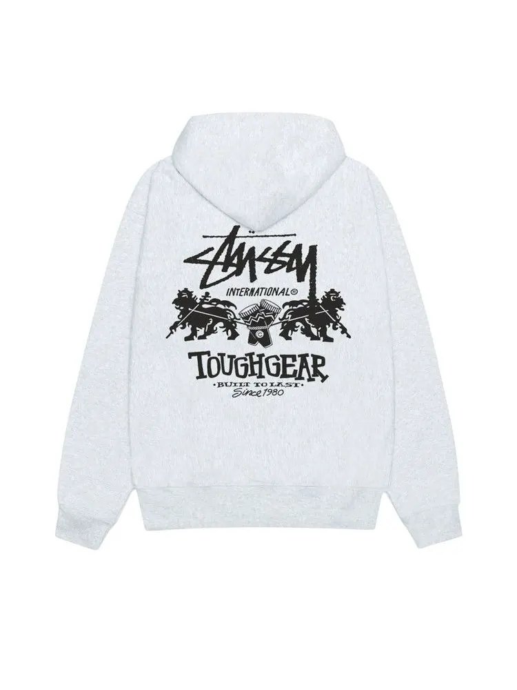 Худи Stussy Tough Gear International Hoodie — изображение 2 из 2, пепельный вереск