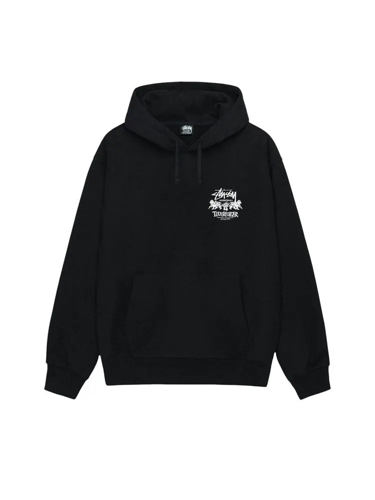 Худи Stussy Tough Gear International Hoodie — изображение 1 из 2, черный