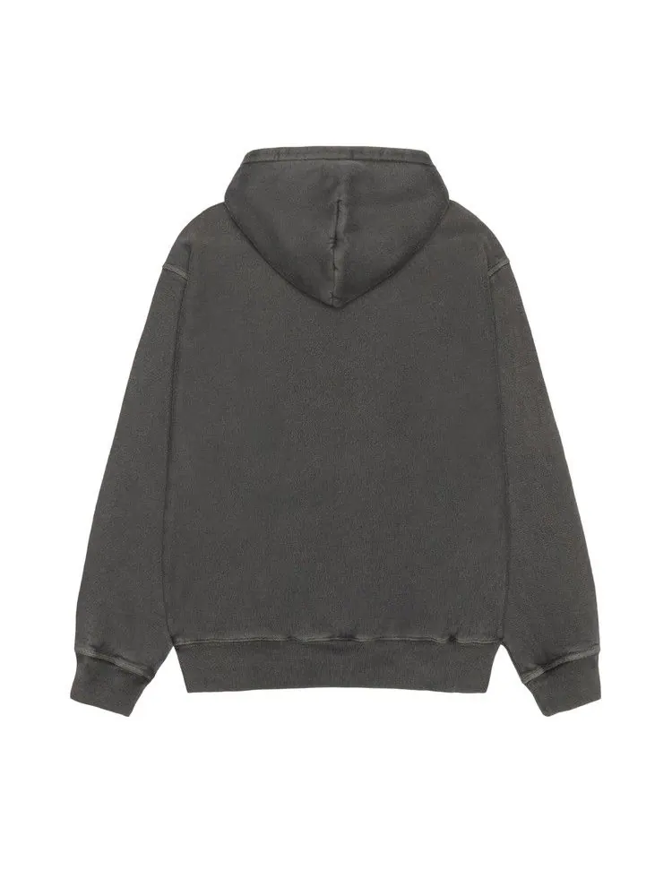 Худи Stussy Wear Hoodie Pigment Dyed — изображение 2 из 2, черный