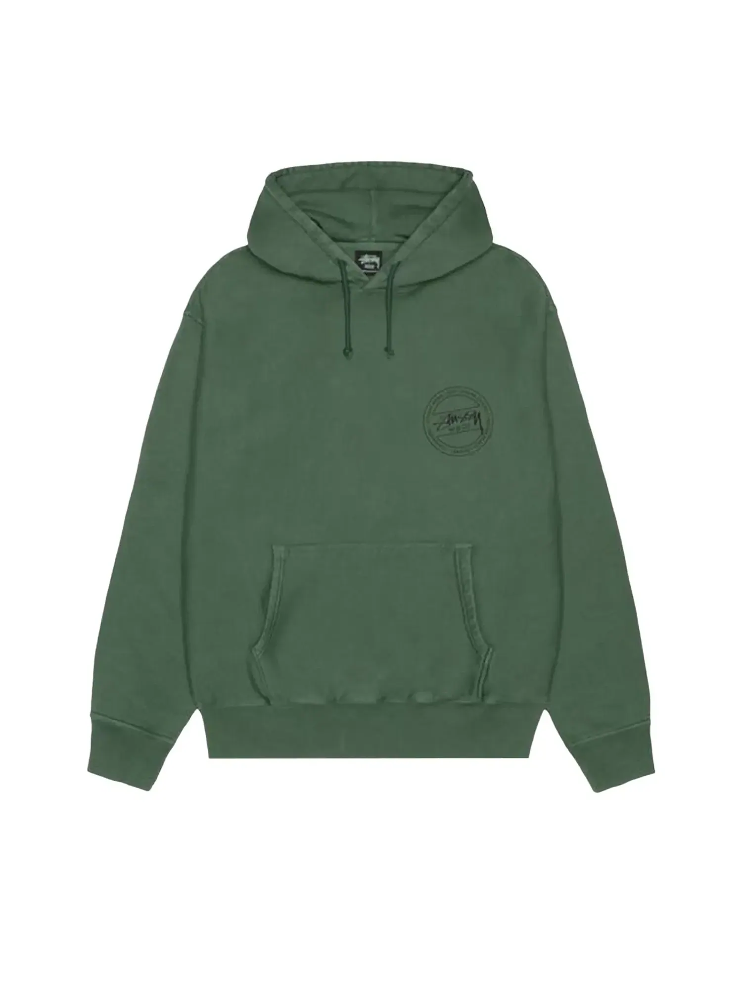Худи Stussy Stüssy Wear Pigment Dyed Hood — изображение 1 из 2, папоротник