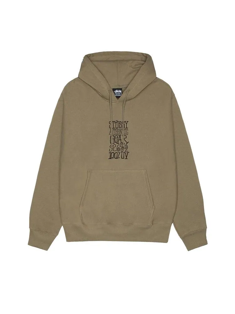 Худи Stussy Authentic Gear Hoodie — изображение 1 из 2, армейский