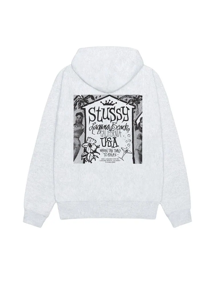 Худи Stussy Beach House Hoodie — изображение 2 из 2, пепельный вереск