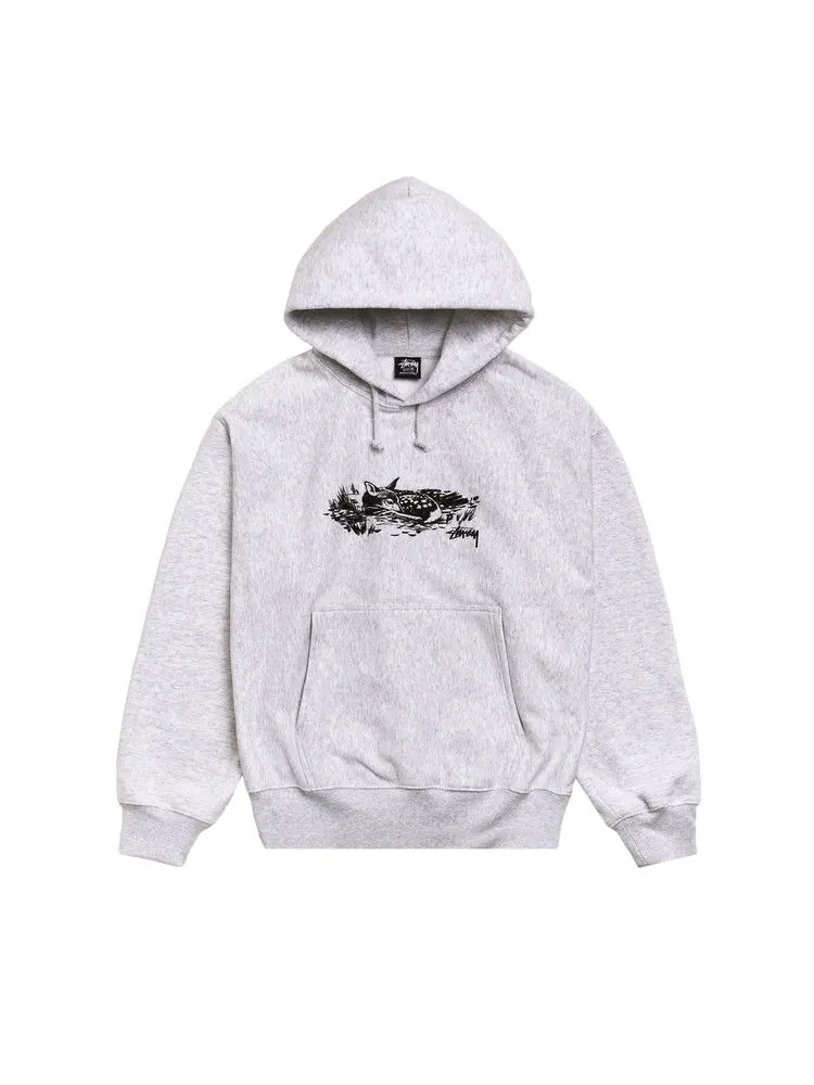 Худи Stussy Fawn Hoodie 'Ash Heather'