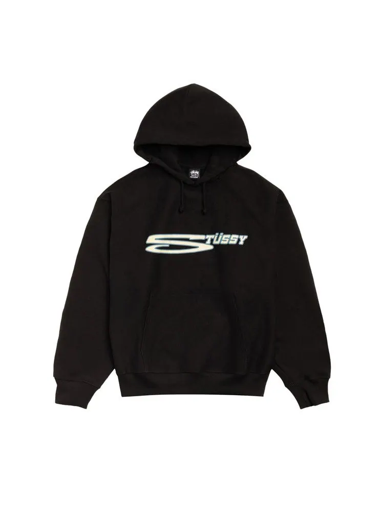 Худи Stussy Stretch Hoodie 'Black' — изображение 1 из 2, черный
