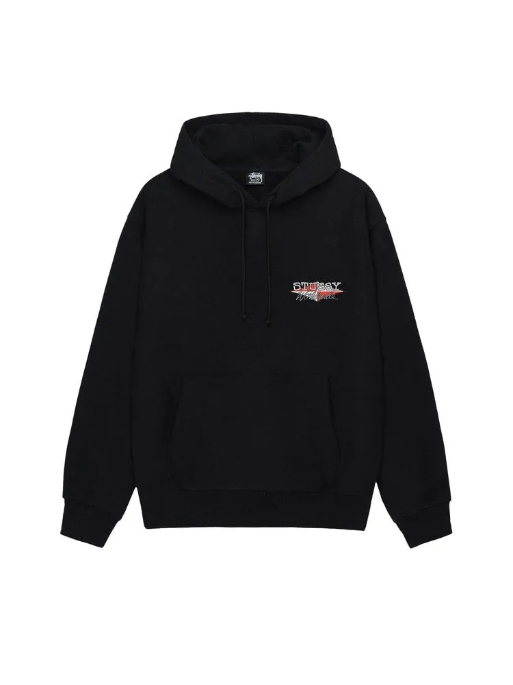 Худи Stussy Worldwide Diamond Hoodie — изображение 1 из 2, черный