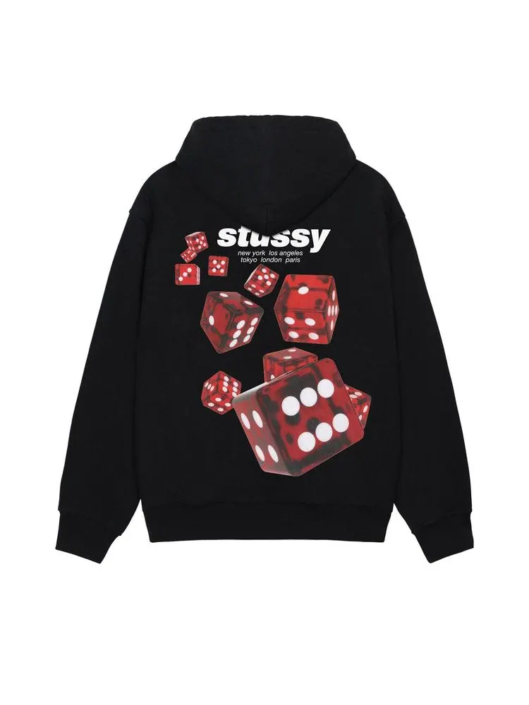 Худи Stussy Rollers Hoodie — изображение 2 из 2, черный