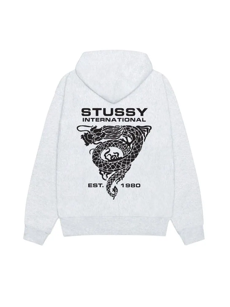 Худи Stussy Dragon Hoodie — изображение 2 из 2, пепельный вереск
