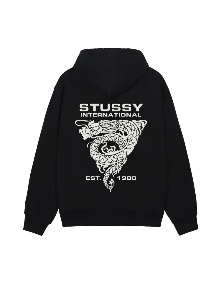 Худи Stussy Dragon Hoodie — изображение 2 из 2, черный