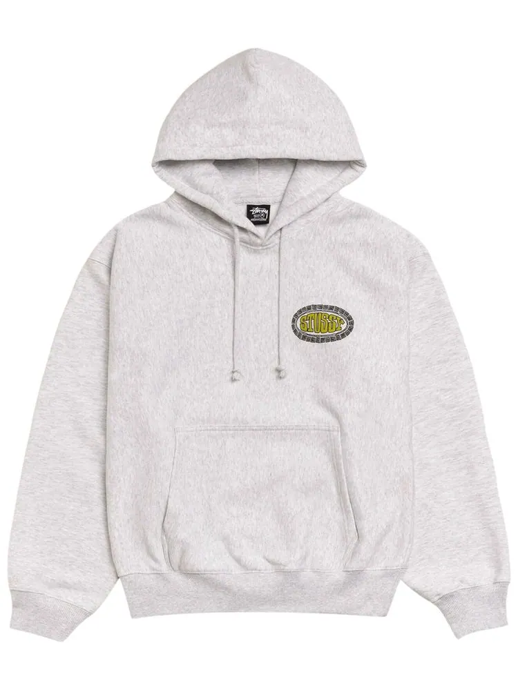 Толстовка Stussy Tile Oval Hoodie — изображение 1 из 2, серый