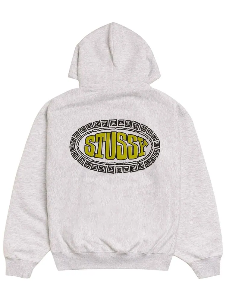 Толстовка Stussy Tile Oval Hoodie — изображение 2 из 2, серый
