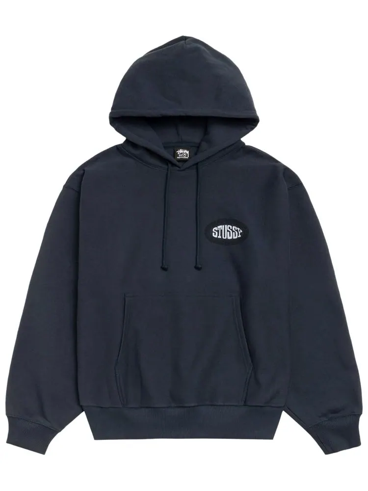 Толстовка Stussy Tile Oval Hoodie — изображение 1 из 2, синий