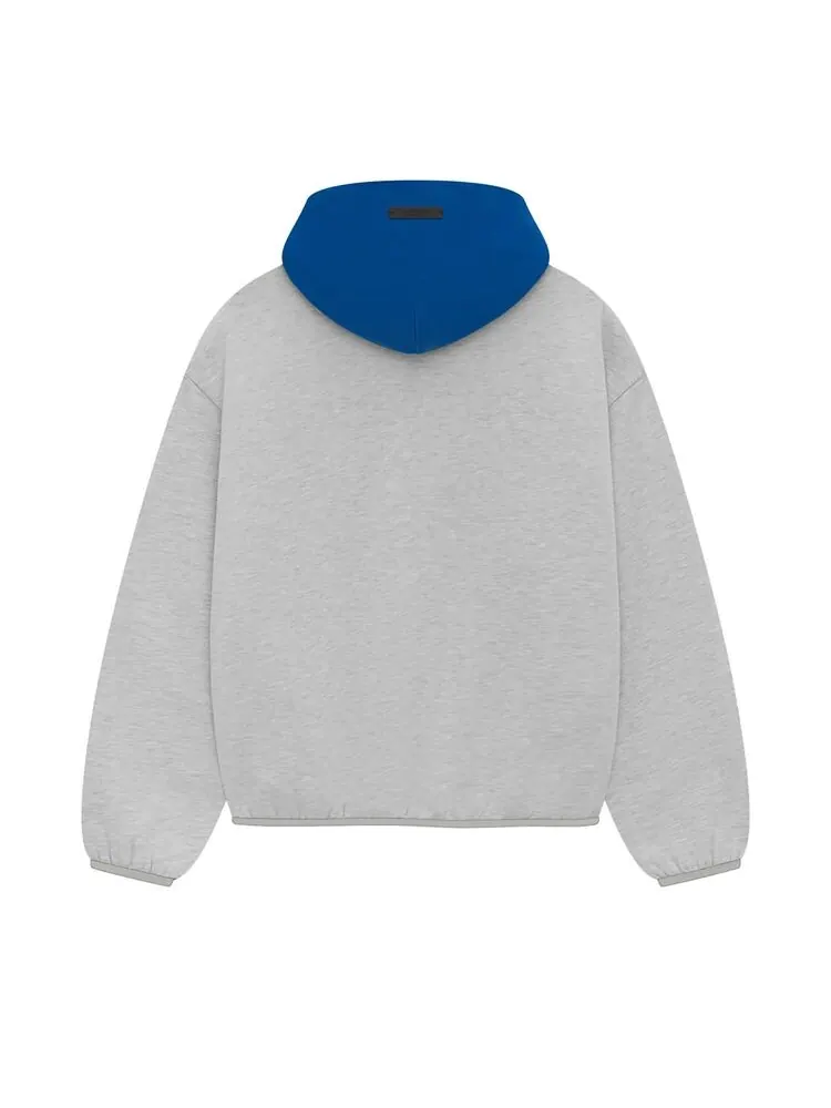 Худи Fear of God Essentials x NBA Knicks Hoodie Light Heather — изображение 2 из 2, серый