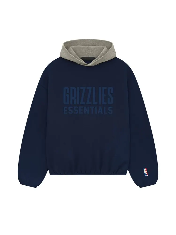 Худи Fear of God Essentials Grizzlies Hoodie 'Navy' — изображение 1 из 2, темно-синий