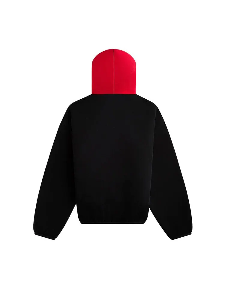 Худи Fear of God Essentials x NBA Chicago Bulls Hoodie — изображение 2 из 2, черный красный