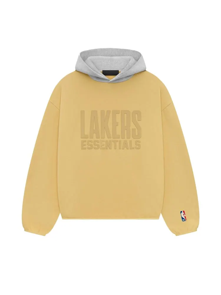 Худи Fear of God Essentials x NBA Los Angeles Lakers Hoodie 'Yellow' — изображение 1 из 2, желтый