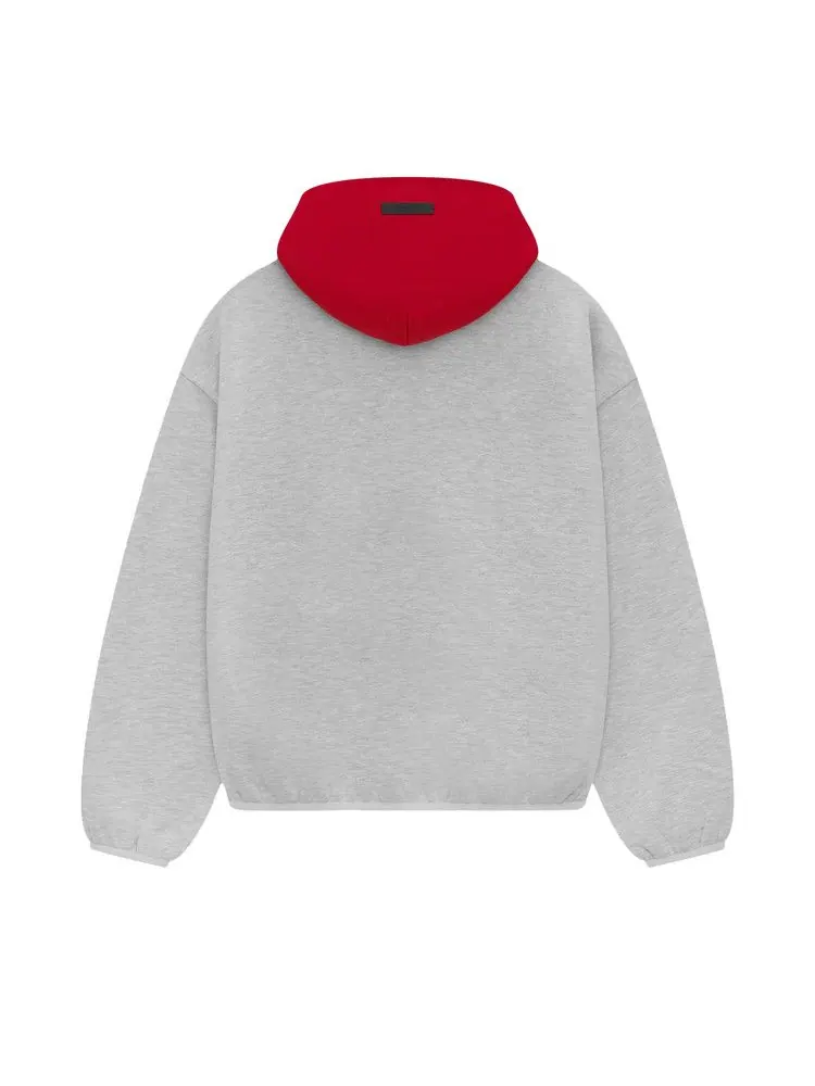 Худи Fear of God Essentials x NBA Atlanta Hawks Hoodie — изображение 2 из 2, серый красный