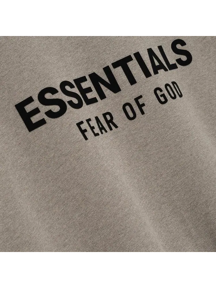 Свитер Fear of God Essentials Classic Fit Fleece Crewneck, Homestead Heather — изображение 3 из 3, серый