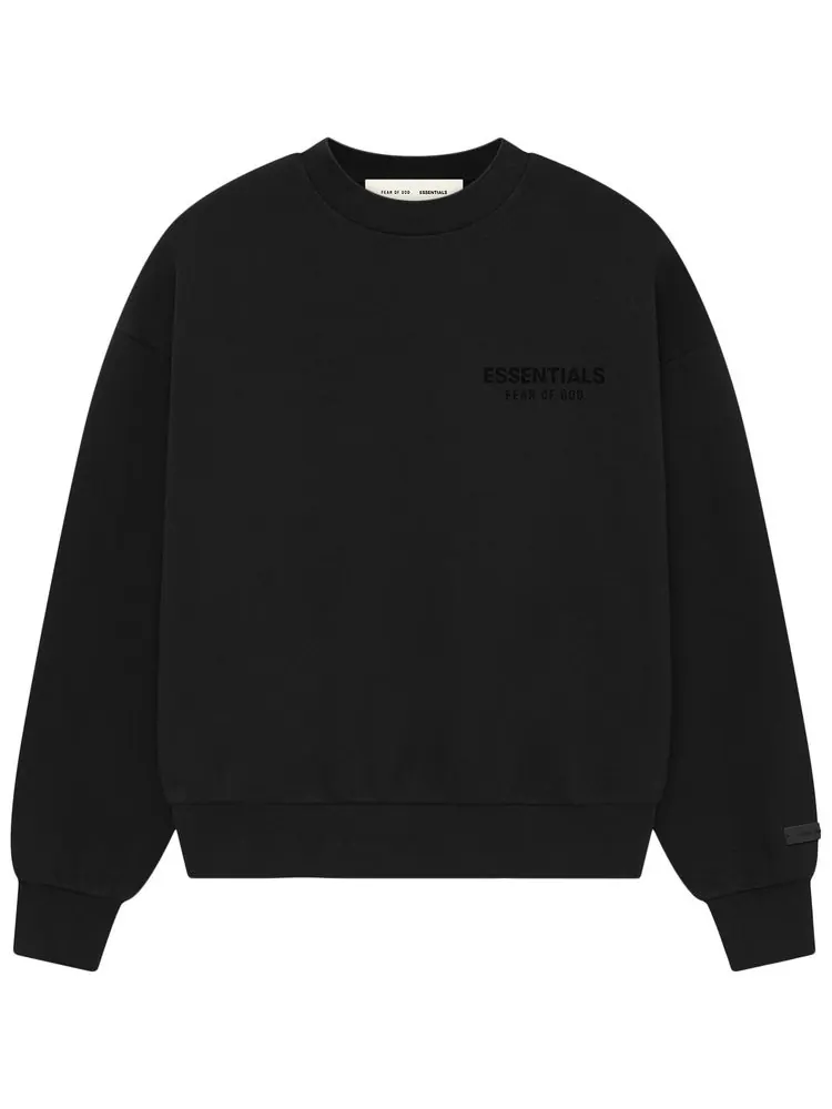 Классическая толстовка с круглым вырезом Fear of God Essentials — изображение 1 из 2, черный