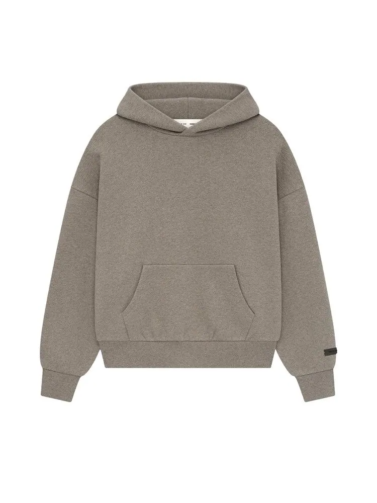 Худи Fear of God Essentials Classic Fit Fleece Hoodie, Homestead Heather — изображение 1 из 3, серый