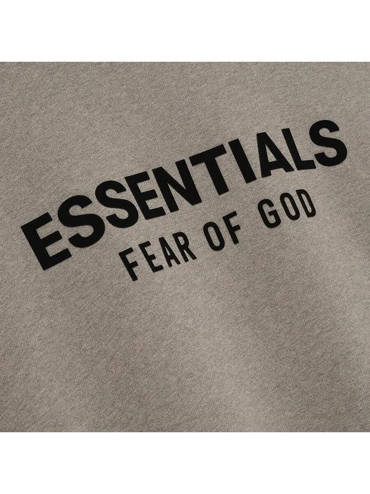 Худи Fear of God Essentials Classic Fit Fleece Hoodie, Homestead Heather — изображение 3 из 3, серый