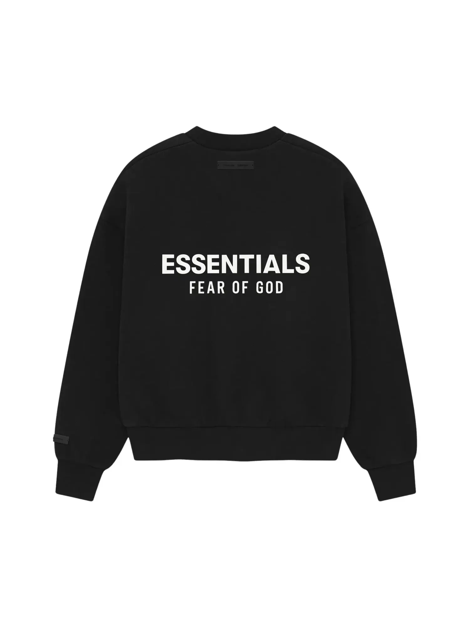 Классическая толстовка с круглым вырезом Fear of God Essentials — изображение 2 из 2, винтажный черный