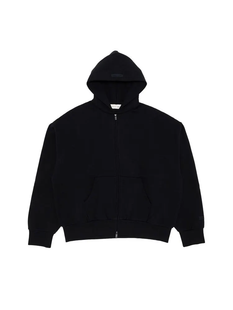 Худи Fear of God Essentials Classic Full Zip-Up Hoodie — изображение 1 из 3, черный