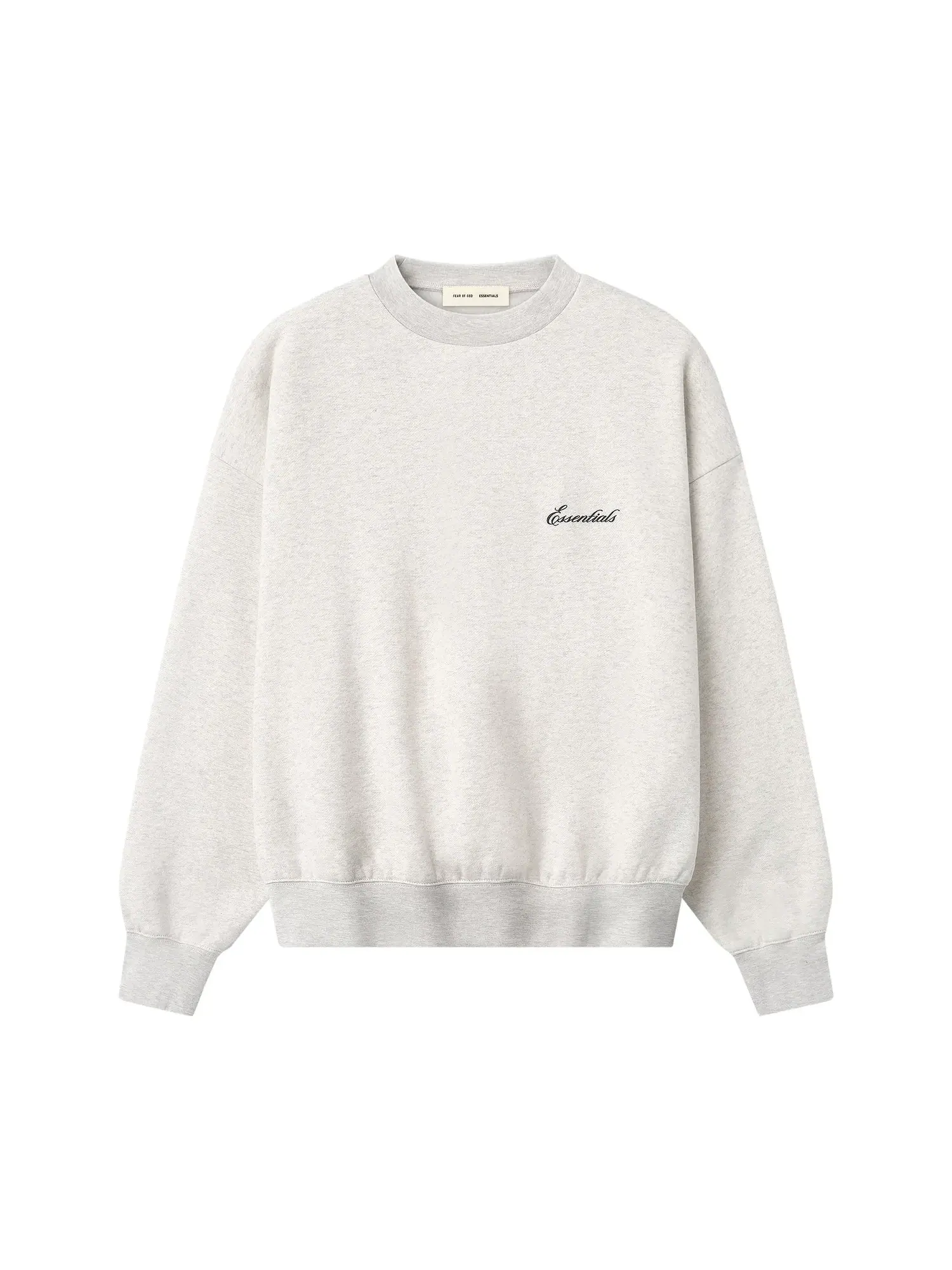 Свитшот Fear of God Essentials Signature Classic Crewneck — изображение 1 из 2, овсяный
