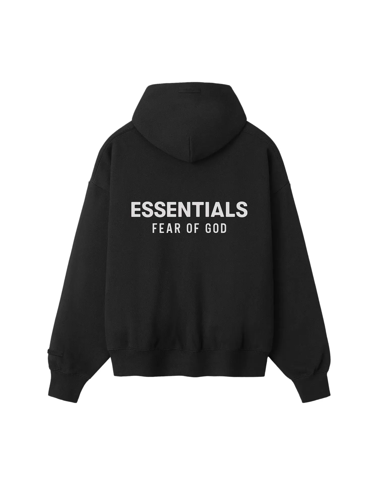Классическая толстовка на молнии Fear of God Essentials — изображение 2 из 2, винтажный черный/белый