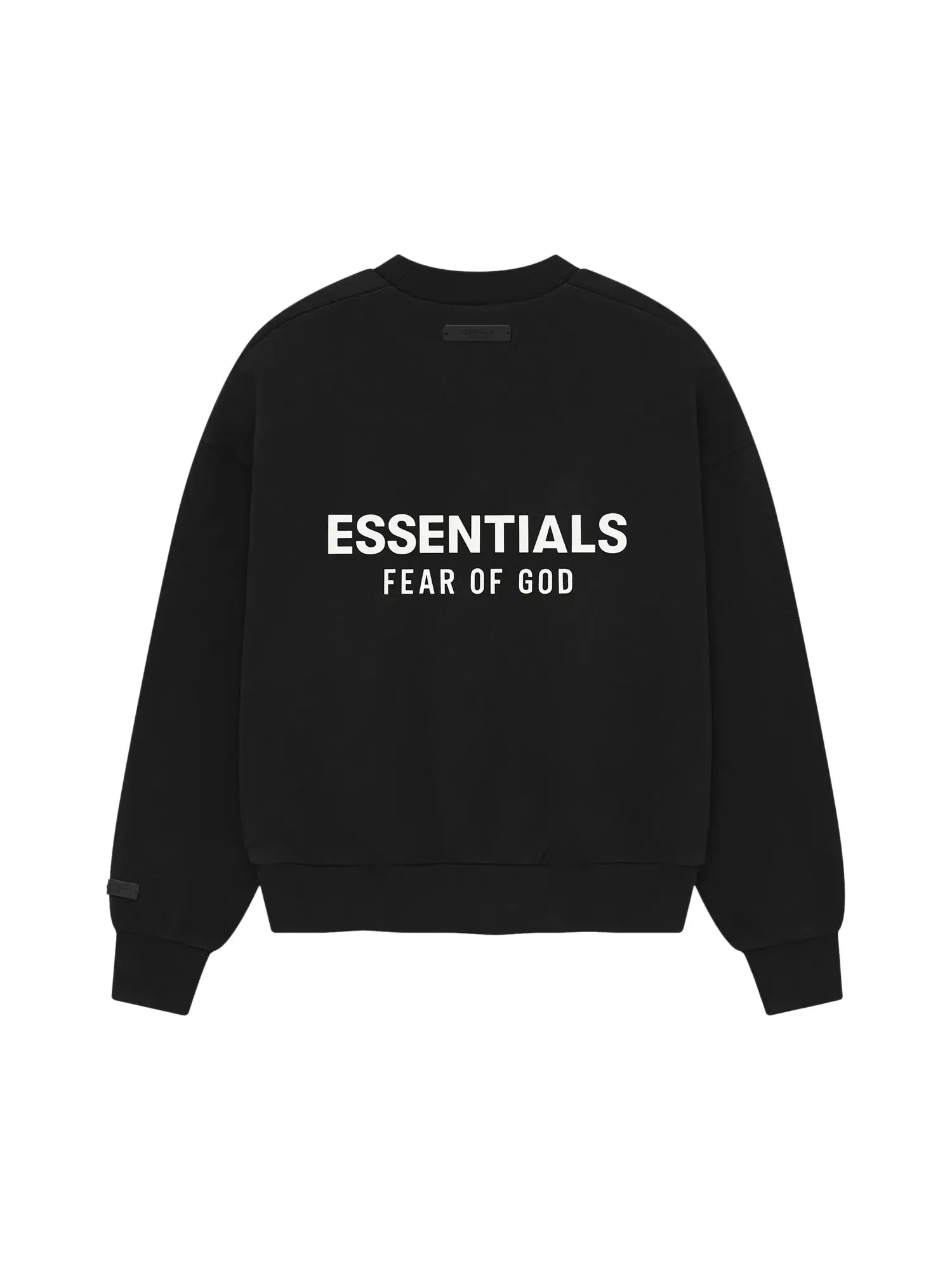 Классическая толстовка с круглым вырезом Fear of God Essentials — изображение 2 из 2, винтажный черный