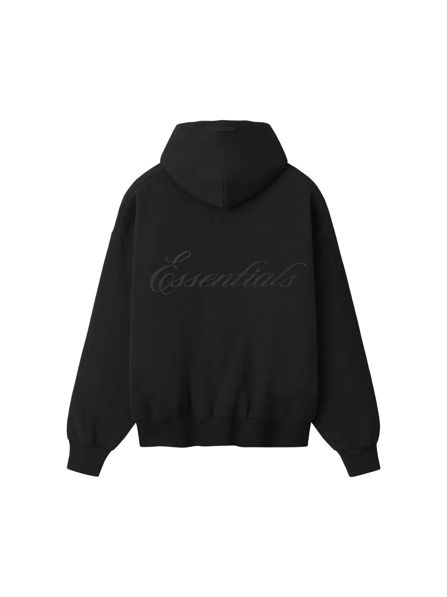 Толстовка на молнии Fear of God Essentials Signature Classic — изображение 2 из 2, винтажный черный