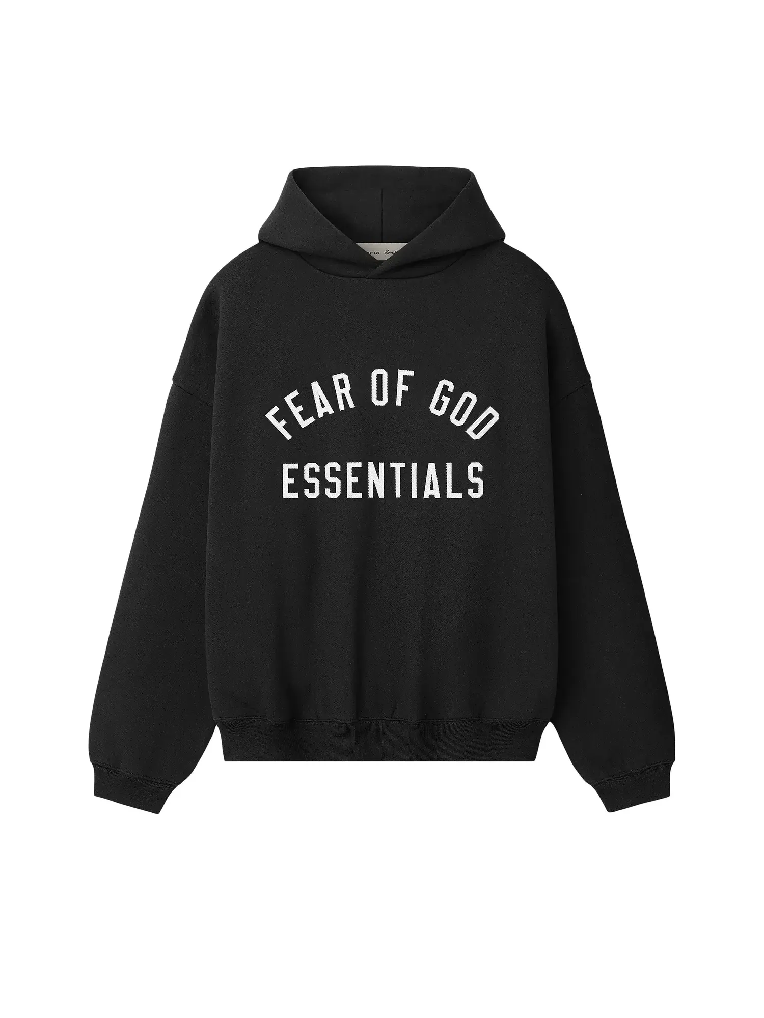 Худи Fear of God Essentials Varsity 90s — изображение 1 из 2, винтажный черный