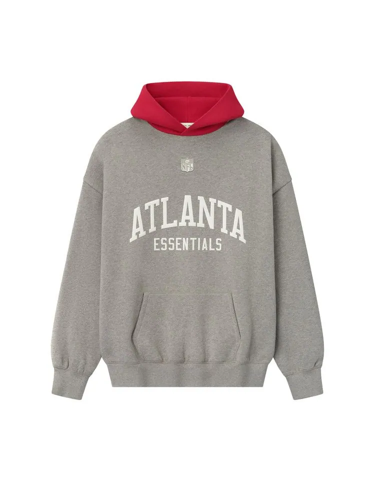 Худи Fear of God Essentials Falcons Hoodie — изображение 1 из 2, темный/красный