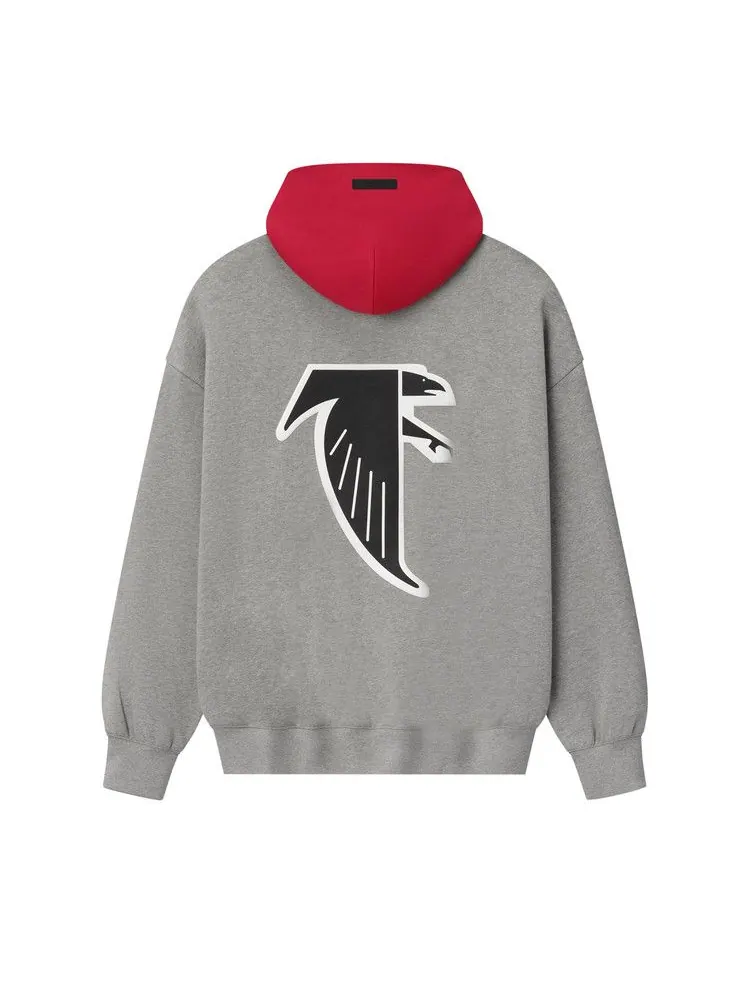 Худи Fear of God Essentials Falcons Hoodie — изображение 2 из 2, темный/красный