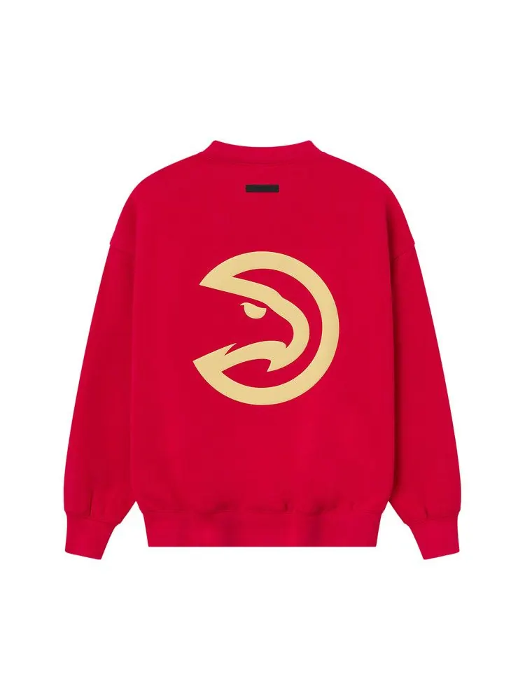 Свитер Fear of God Essentials Hawks Crewneck — изображение 2 из 3, красный